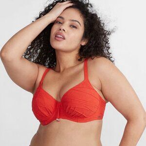 FANTASIE Beach Waves Gather Full Cup Bikini Swim Top 34D Underwire Clementina